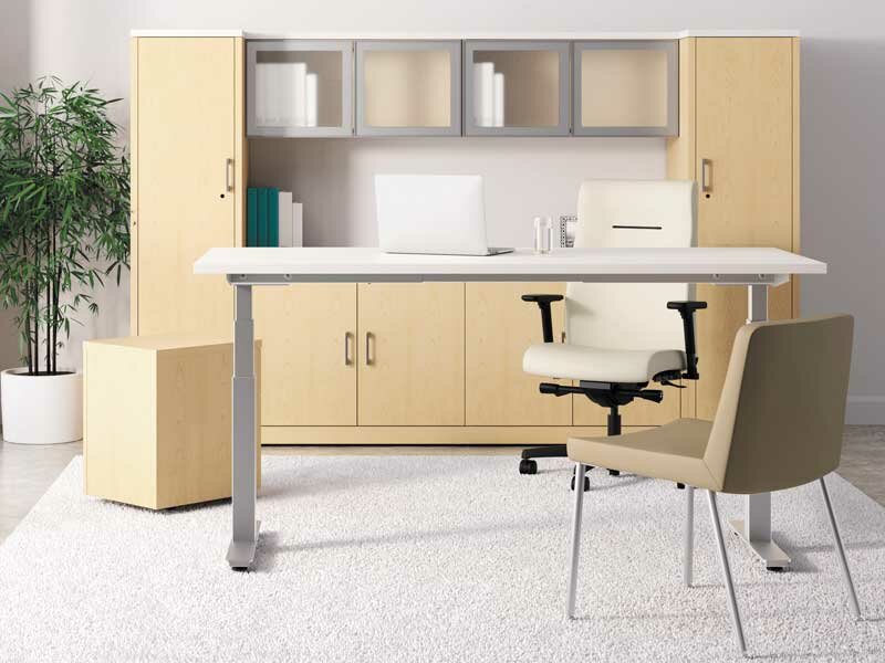 adjustable height desk office