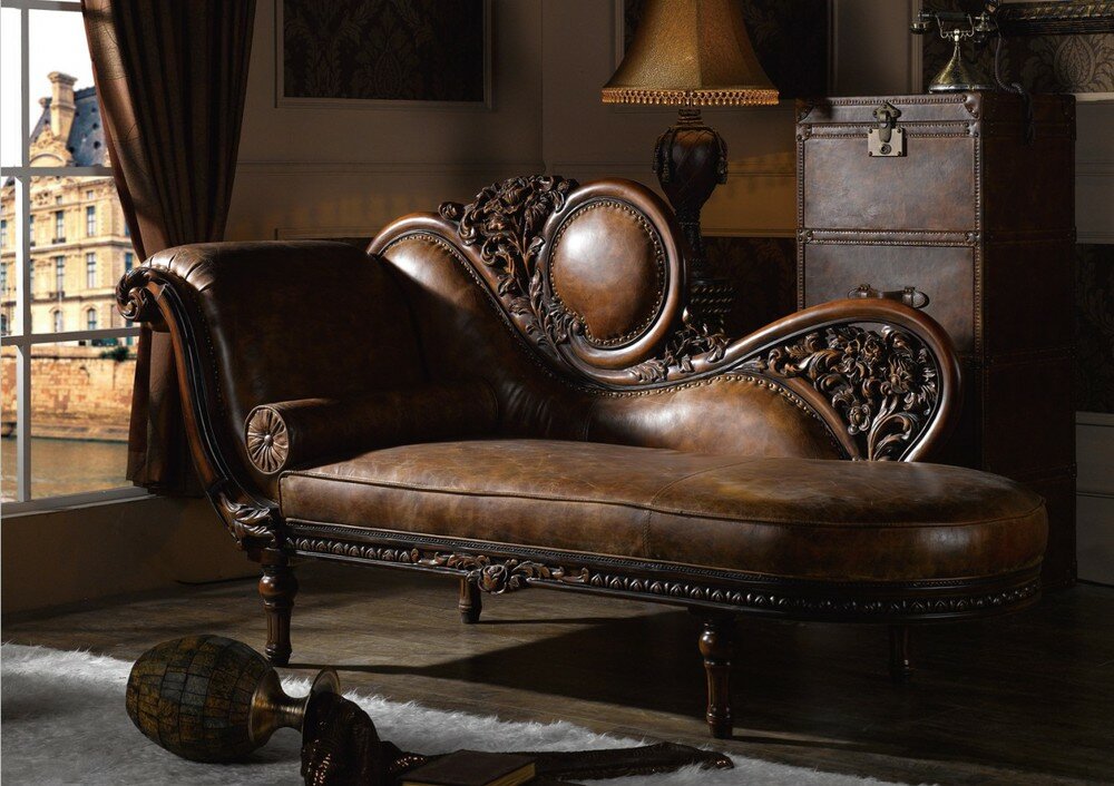 chaise lounge sofa antique