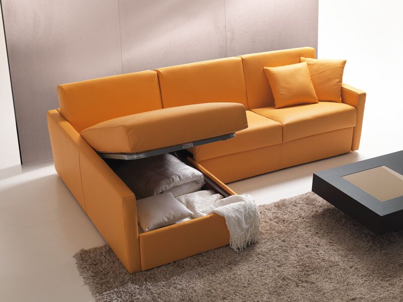 chaise lounge sofa bed with storage