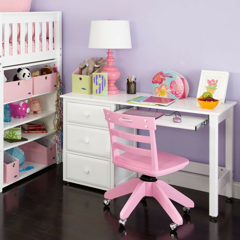 child desk chair pink