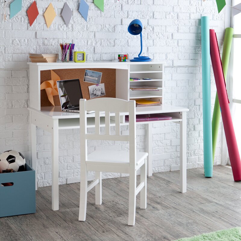 child desk chair white