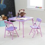 childrens table and chairs metal