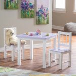 childrens table and chairs wood