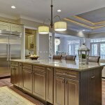 kitchen island with rectangular table top and storage