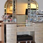 makeup vanity set with drawers