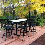 outdoor pub table sets cheap
