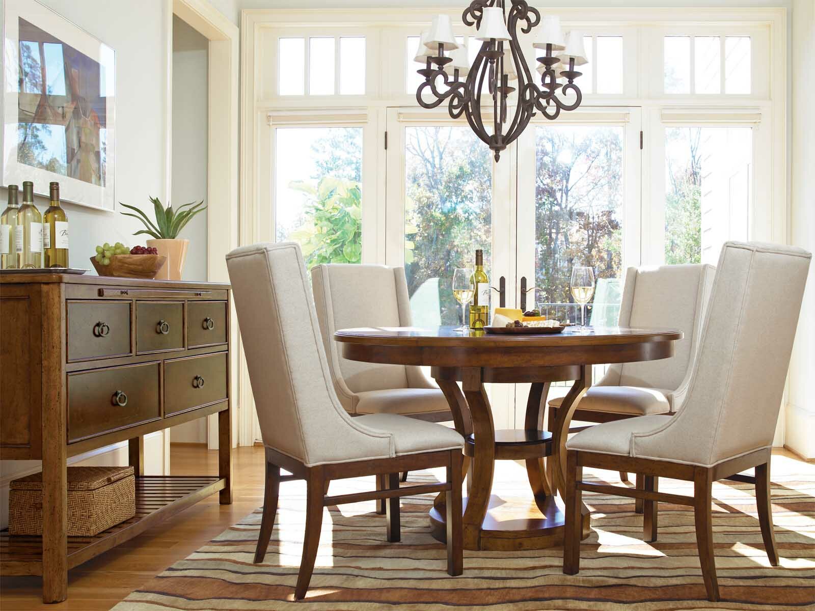 pedestal table round dining