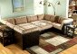 Arrange Multifunction Room with Sectional Sleeper Sofa