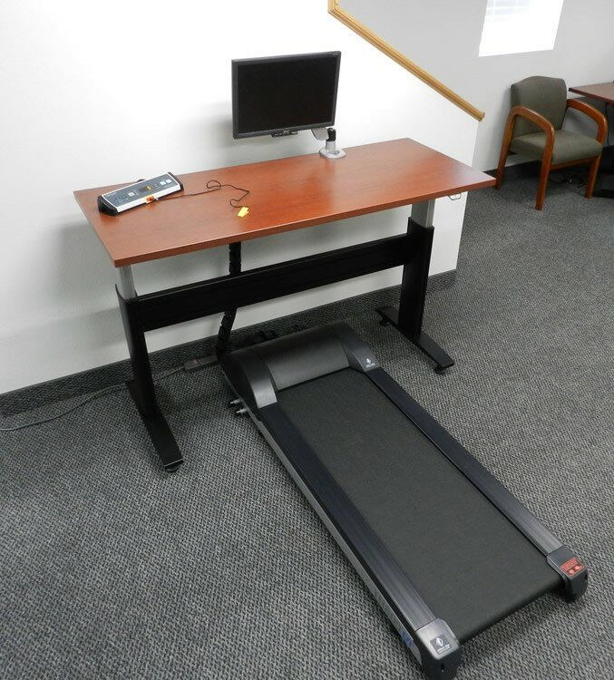 treadmill desk keyboard height